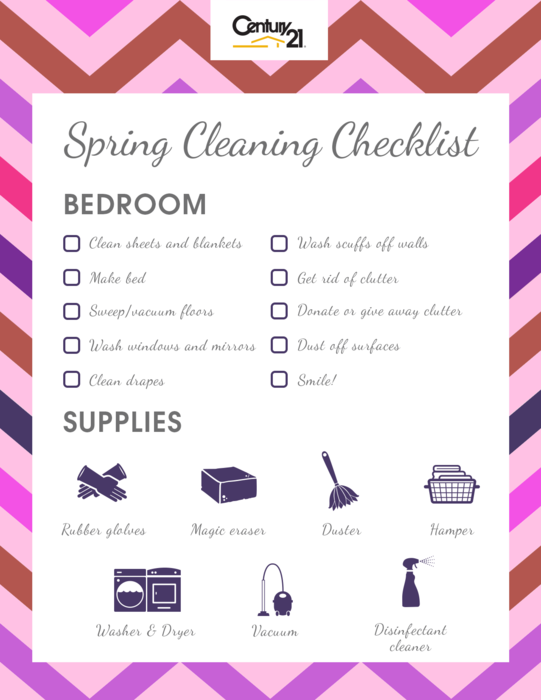 spring cleaning checklist: bedroom – century 21®
