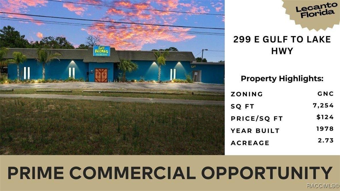 Property Image for 299 E Gulf To Lake Highway