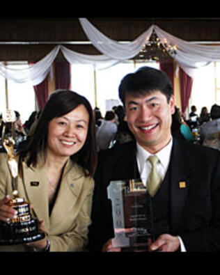 Headshot of Patrick Lam & Joanne Xiang Award-Winning Team