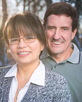 Headshot of Kevin and Lani Lauver