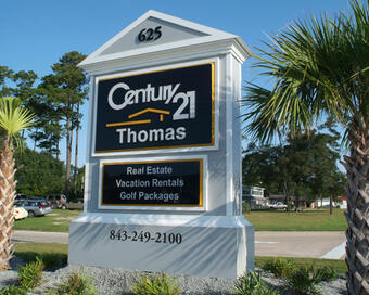 Photo depicting the building for CENTURY 21 Thomas