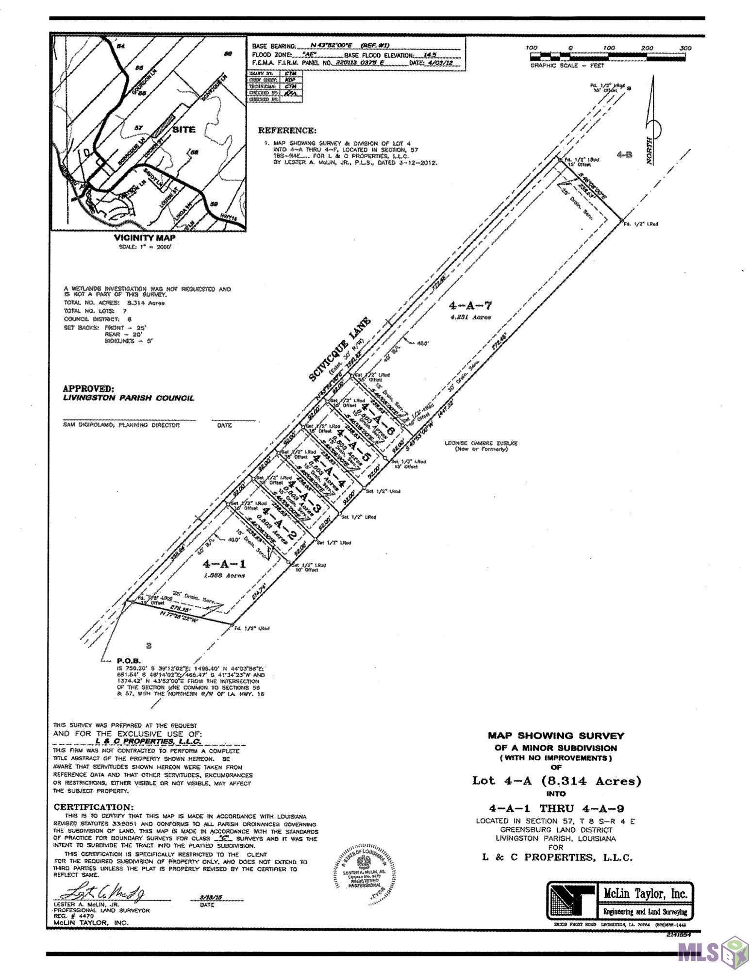 Property Image for Lot 4-A-2 SCIVICQUE LN