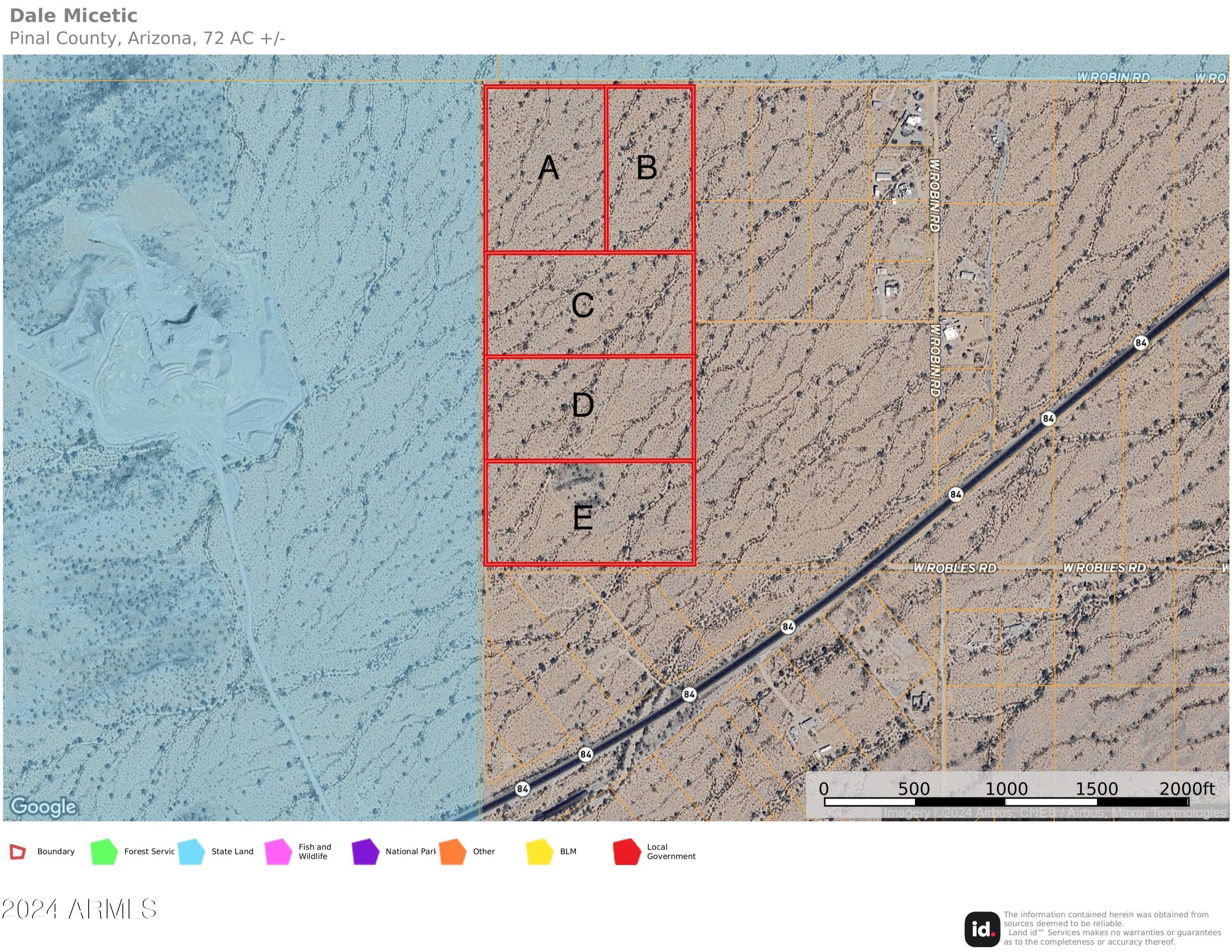 Property Image for 0 W Robin & Durazno Road A,B,C,D,E