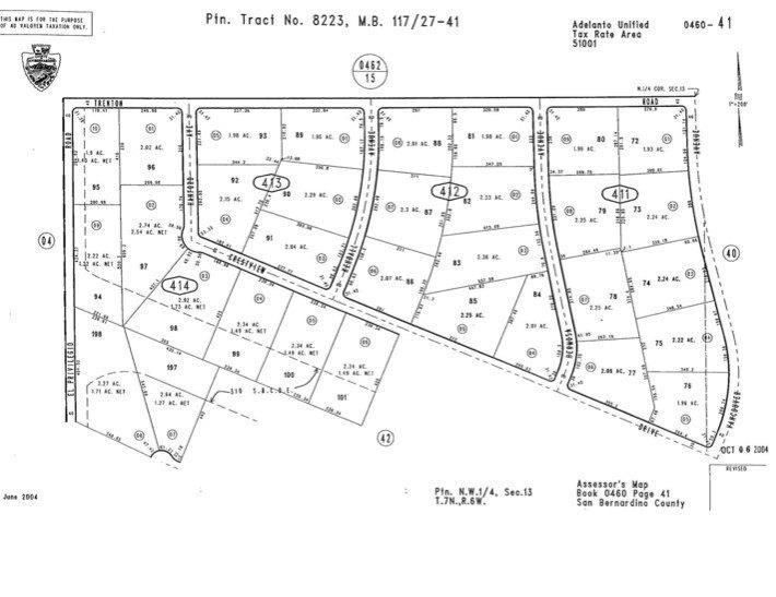 Property Image for 8223 0460411080000 APN Tract